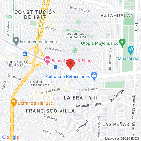 Consultorio de fisioterapia y rehabilitación map