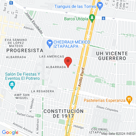 Veterinaria y estética canina "Los 6 perritos" map