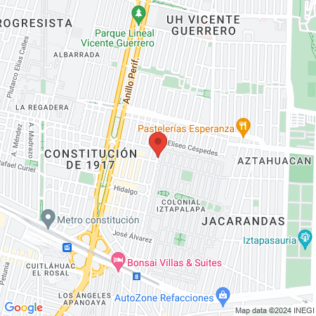 Consultorio Dental Esposos Pérez map