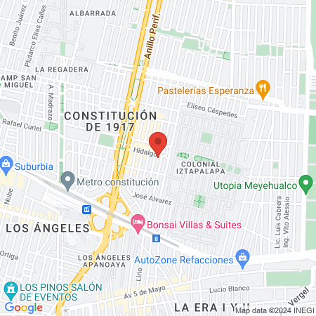 Clinident Servicios de especialidades dentales map