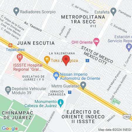Cuerpazo Clinic map
