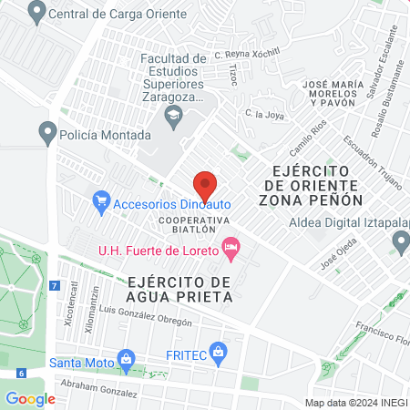 Consultorio dental JIMENEZ map