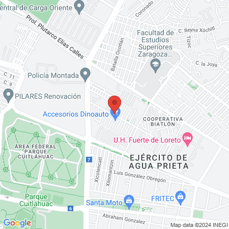 Podología Alvarado map