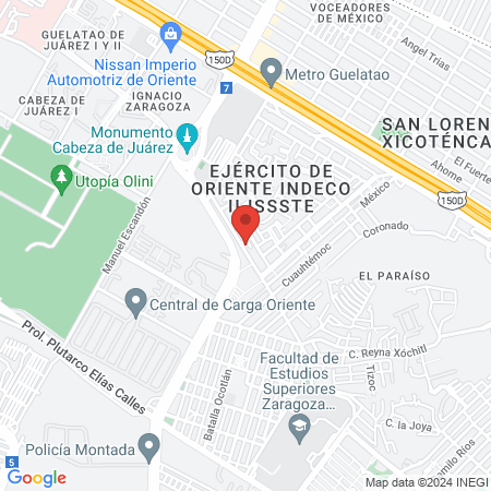 Jannett Hernandez Ortega Médico General map