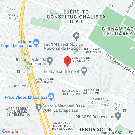 Centro de Salud Chinampac de Juárez map