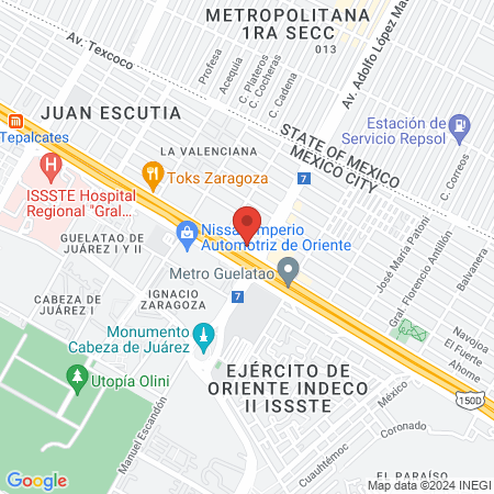 Fundacion Mil Sonrisas Iztapalapa map