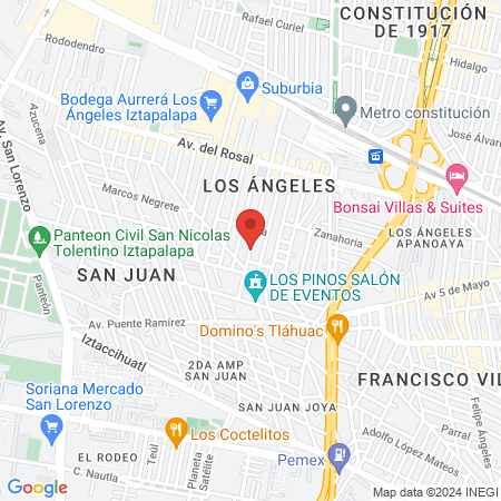 Clínica de Belleza Flor Hortencia map