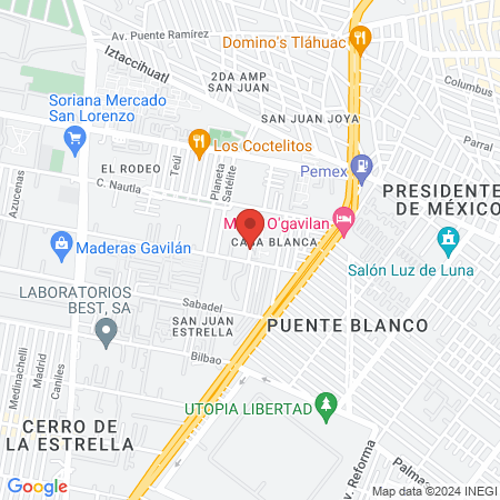 BEAST GYM IZTAPALAPA map