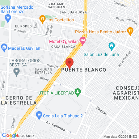 BRODENT Iztapalapa map