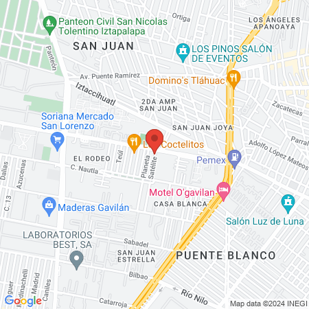 Dentista en Iztapalapa map