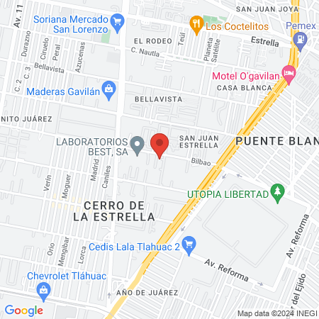 Dr. José Carlos Audelo García, Cirujano Ortopedista y Traumatólogo. CLINICA BRIESA BILBAO 93 map