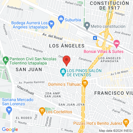 Sanatorio San Juan dr. Vicror Garcia Garcia y Moral Espinoza Edmundo map