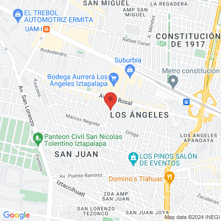 Hospital José Magnolia map