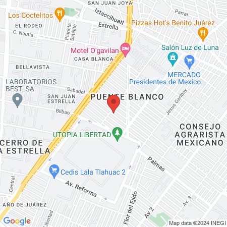 veterinaria Peek & Jak map