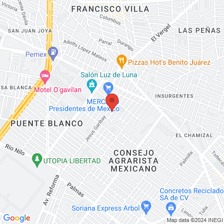 Servicios Veterinarios My Vet map