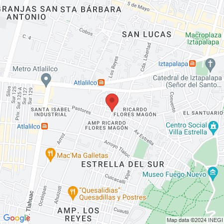 Old BarberShop Atlalilco map