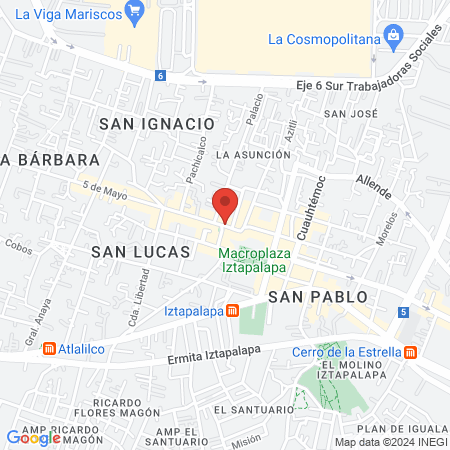 "La Chida" Peluquería Chingona map