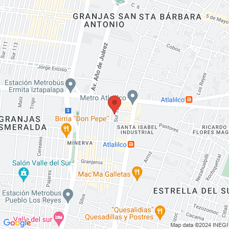 Healthy Center México map