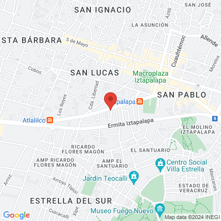 MEDICO CIRUJANO Y HOMEOPATA map