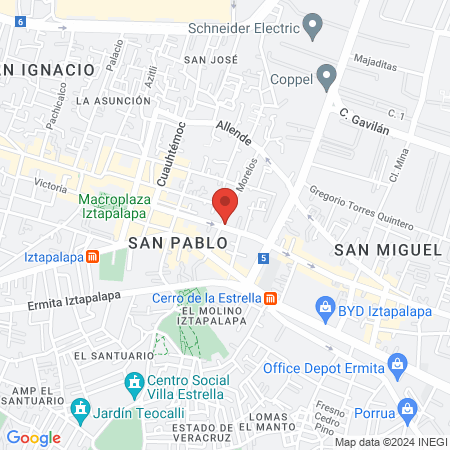 Fisioterapia respiratoria Dr. Abraham Hernández map