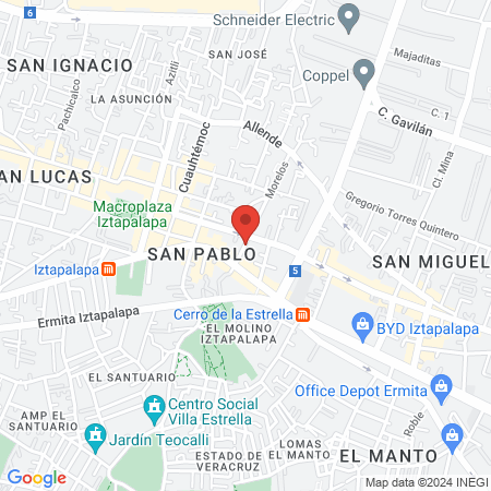 Veterinaria Urban Pets map