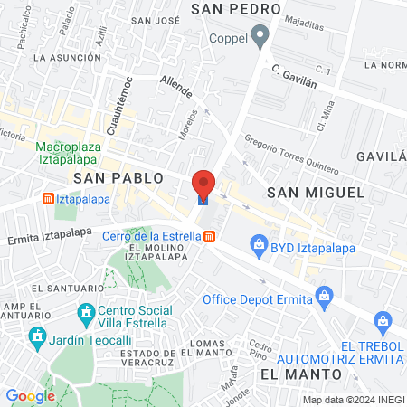 Desonrisa Iztapalapa map