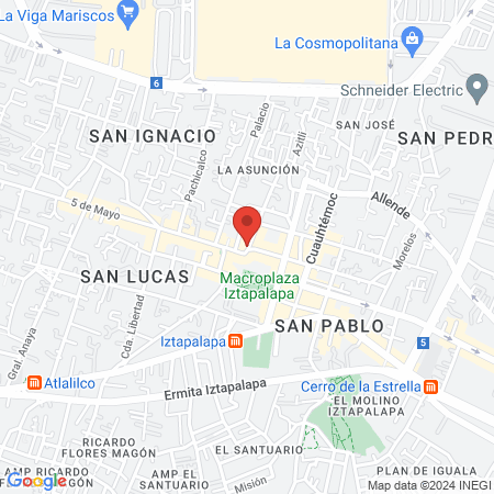 DENTISTA DE NIÑOS IZTAPALAPA map