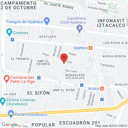 CLINICA PODOLOGICA Podoluna map