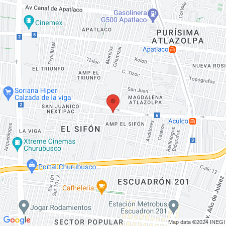 Podólogo Rodrigo James map