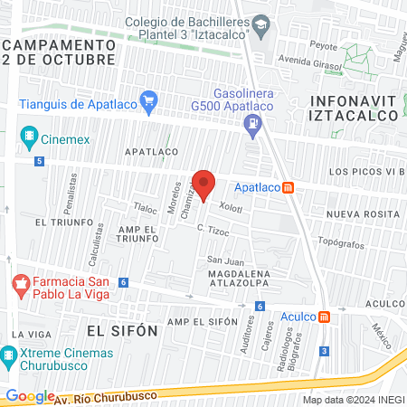 Fumigación y Control Aviar map