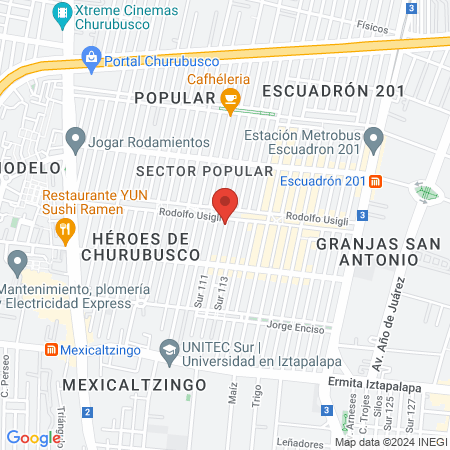 Dental Churubusco map