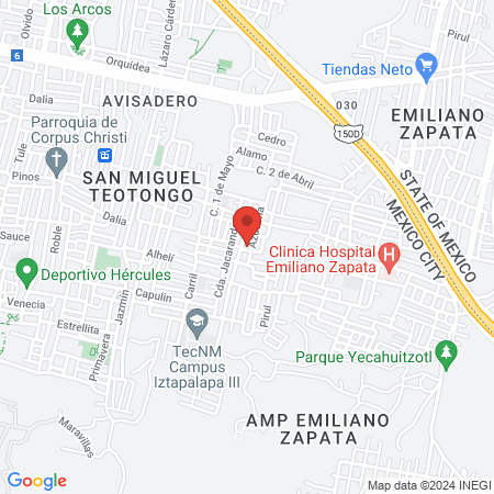 Consultorio dental DENBID map
