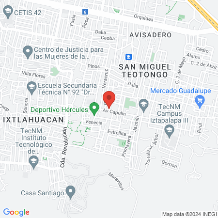 Podólogos Unidos map