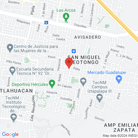 Especialidades Medicas San Miguel map