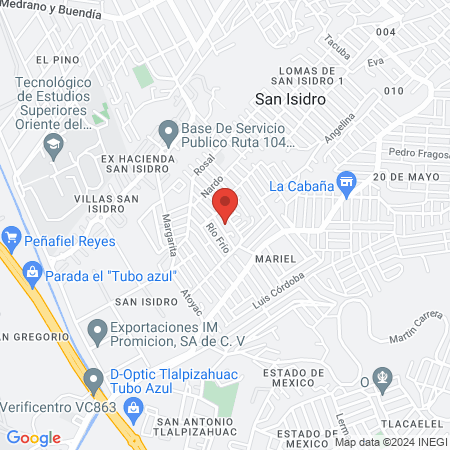 Terapeuta Carolina Rocha map