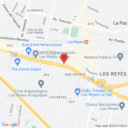 Clínica Veterinaria Los Reyes "Los del semaforo" map