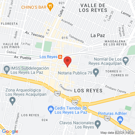 Clínica dental “ Sanatorio los Reyes “ map