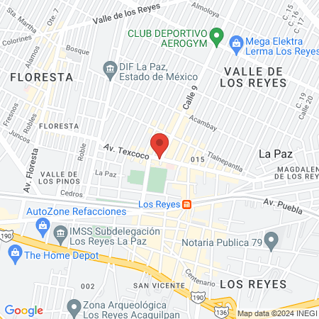 Medical & Dentistry Los Reyes map