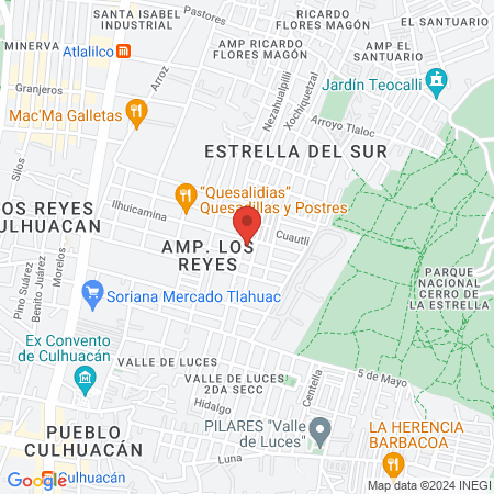 CAPA Centro de atención y Prevencion de Adicciones map