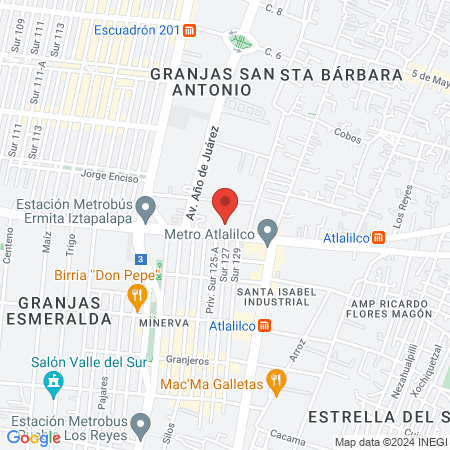 Hospital Pediatrico Iztapalapa map