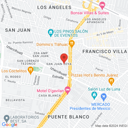 Dr. Agustin Blas Méndez map