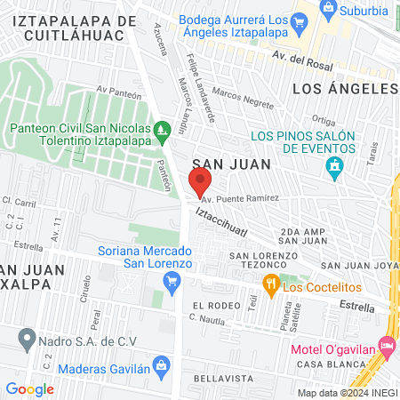 Veterinaria Flores map