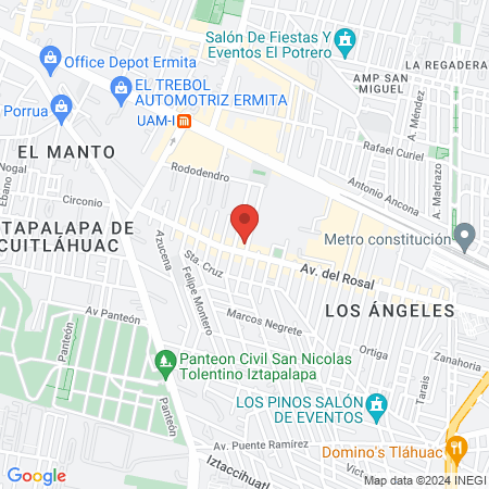 Clínica Veterinaría la Rosa map