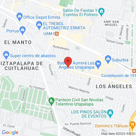 Médico del rosal map