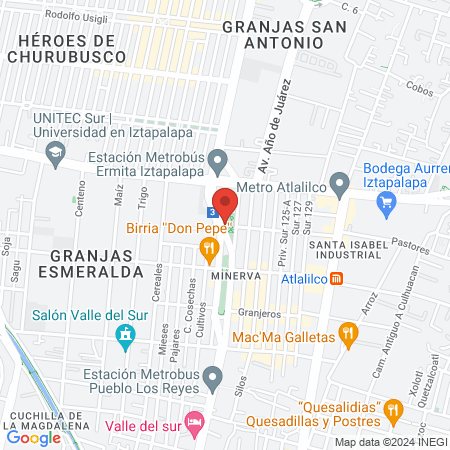 Servicios Veterinarios Profesionales map