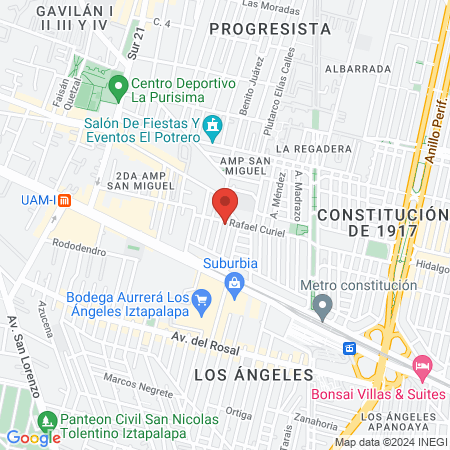 Andrea Lara Lash Artist map