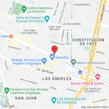 Muelitas Iztapalapa map