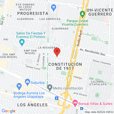 Dr. Verónica García Alarcón map