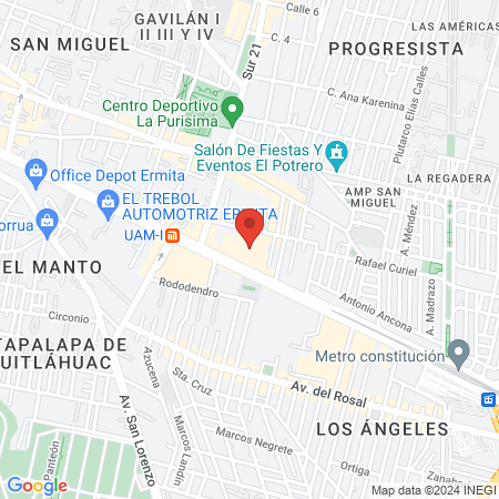 Central Pediátrica map