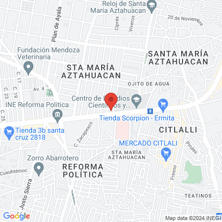 Industrial Barbershop y Tatto Iztapalapa map